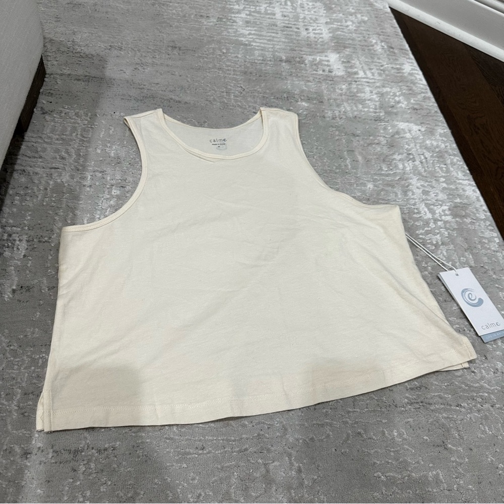 Johnny Was Calme Scoop Neck Tank